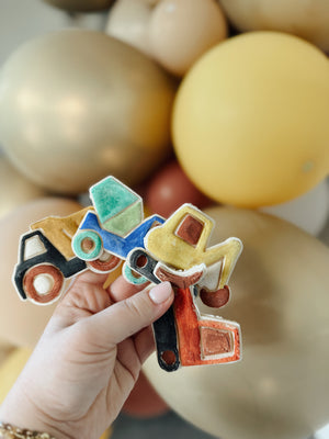Bouwvoertuigen koekjesvormen