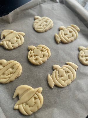 Pompoenen halloween koekjesvormen