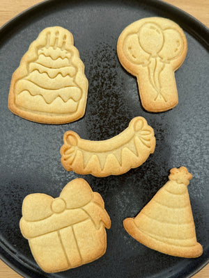 Verjaardag koekjesvormen