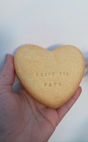 Letterstempels koekjes