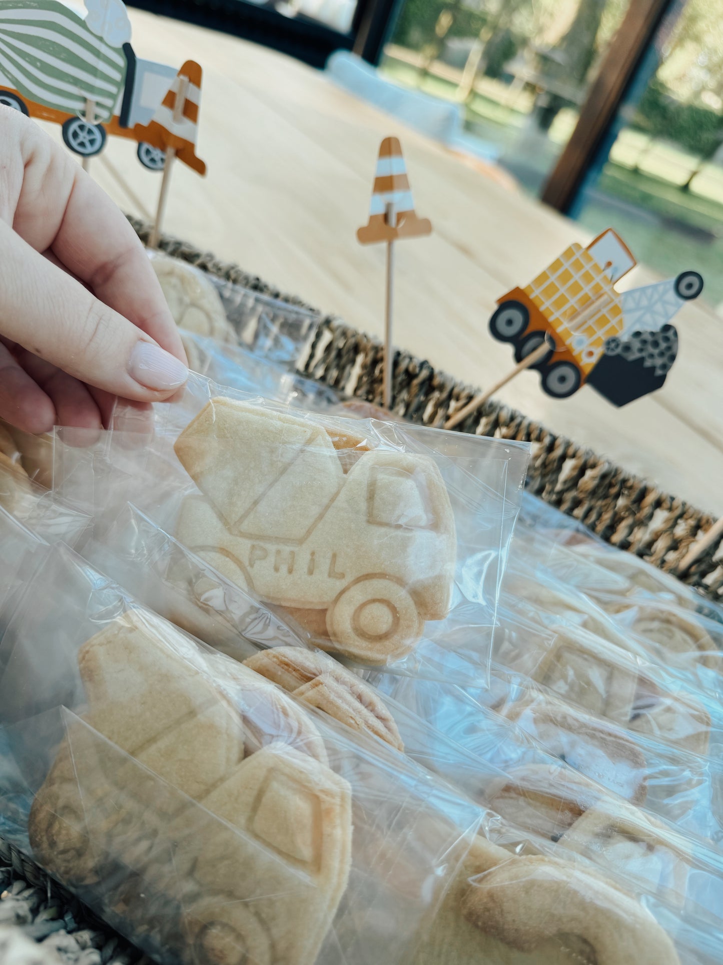 Bouwvoertuigen koekjesvormen