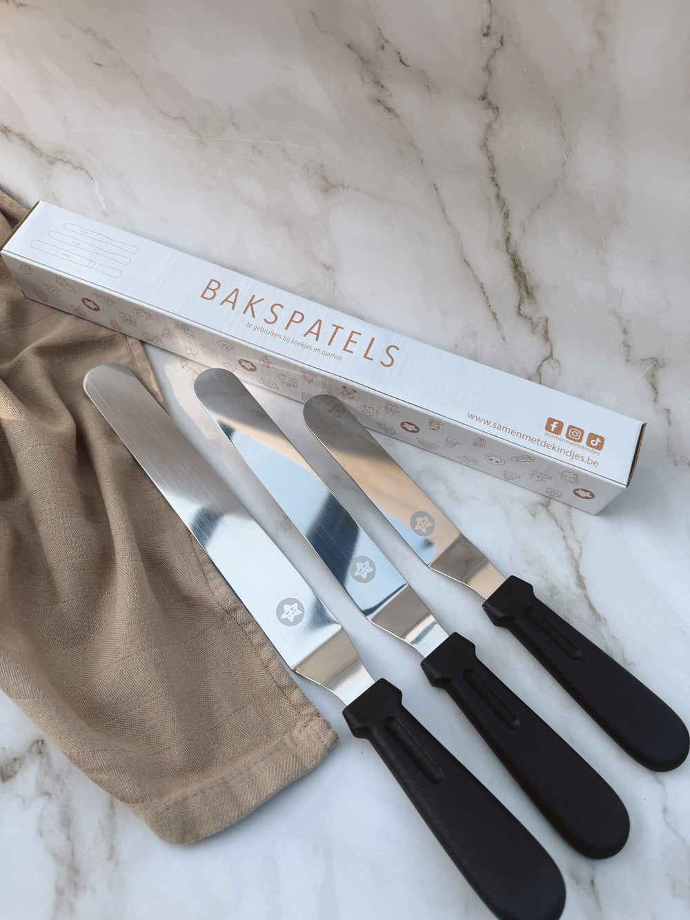 Bakspatels (set van 3)
