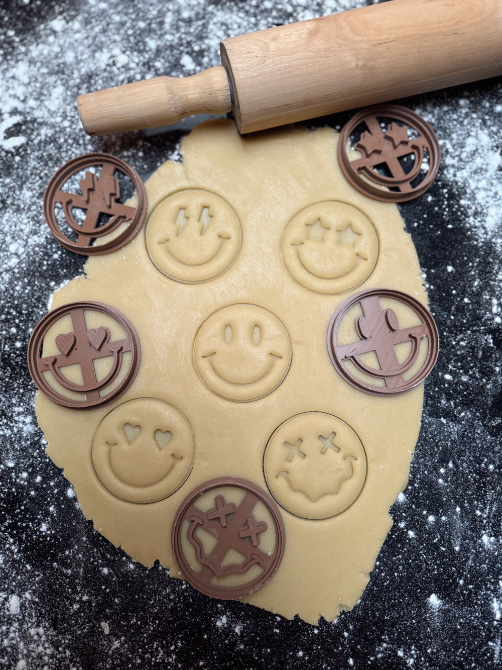 Smiley koekjesvormen