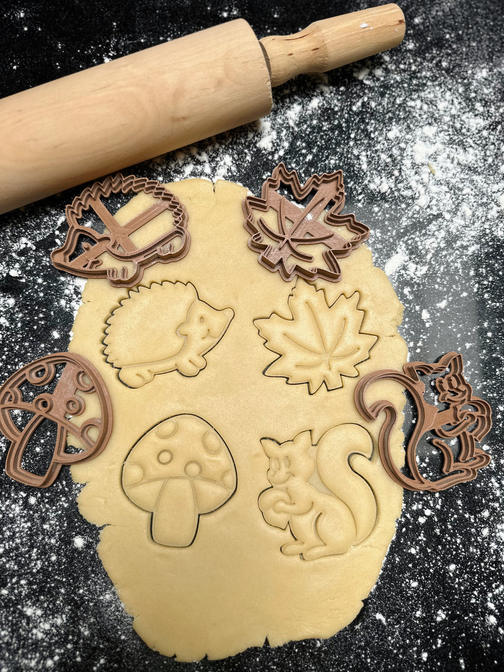 Herfst koekjesvormen