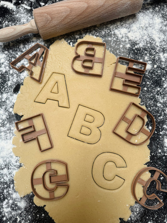 Maxi Letters koekjesvormen (26 stuks)