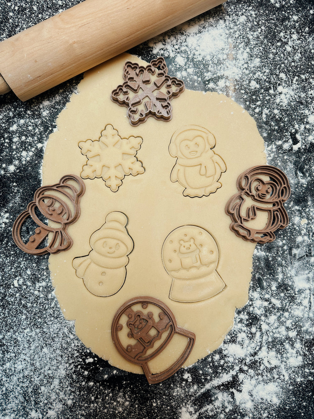 Winter koekjesvormen