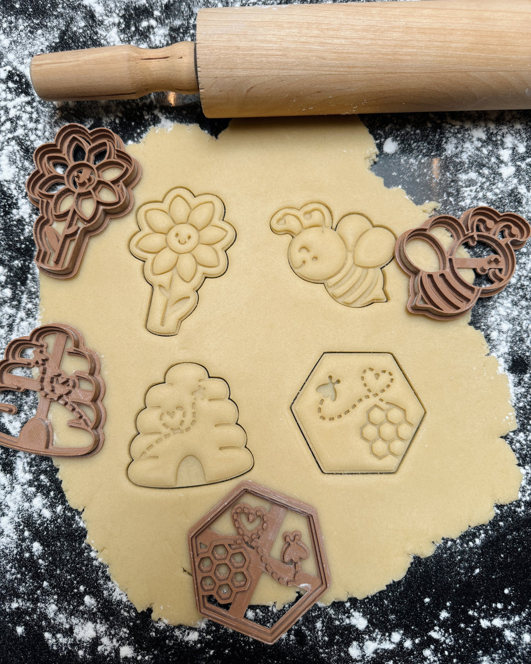 Bijtjes koekjesvormen
