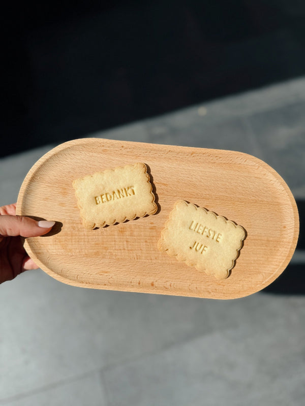 Bedankt - ribbel koekjesvorm - Samenmetdekindjes - Samenmetdekindjes