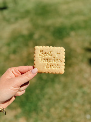 Best teacher ever koekjesvorm - Samenmetdekindjes - Samenmetdekindjes