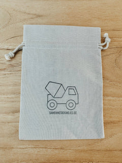 Bewaarzakje Bouwvoertuigen - Samenmetdekindjes - Samenmetdekindjes