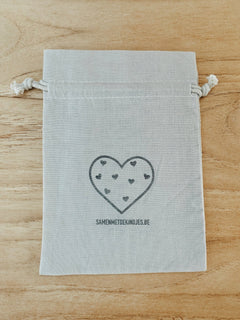 Bewaarzakje Hartjes - Samenmetdekindjes - Samenmetdekindjes
