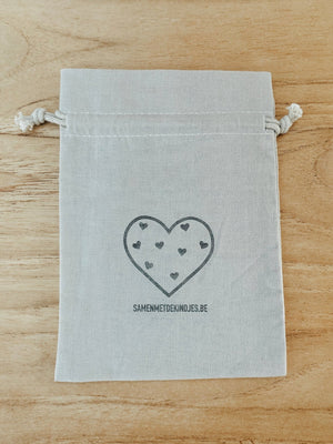 Bewaarzakje Hartjes - Samenmetdekindjes - Samenmetdekindjes