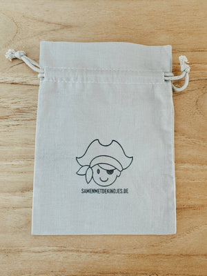 Bewaarzakje Piraten - Samenmetdekindjes - Samenmetdekindjes