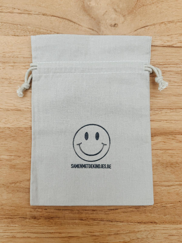 Bewaarzakje Smiley - Samenmetdekindjes - Samenmetdekindjes