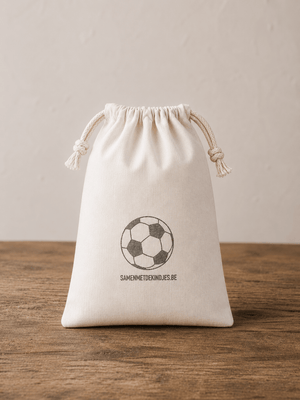 Bewaarzakje Voetbal - Samenmetdekindjes - Samenmetdekindjes