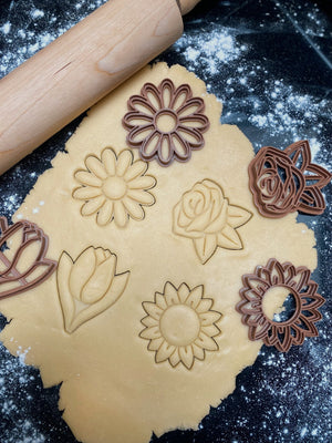 Bloemen koekjesvormen - Samenmetdekindjes - Samenmetdekindjes