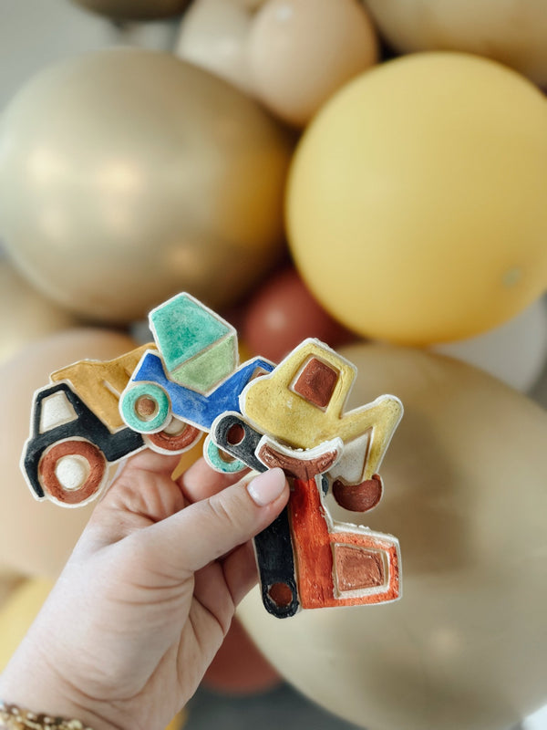 Bouwvoertuigen koekjesvormen - Samenmetdekindjes - Samenmetdekindjes