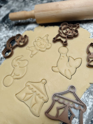 Circus koekjesvormen - Samenmetdekindjes - Samenmetdekindjes