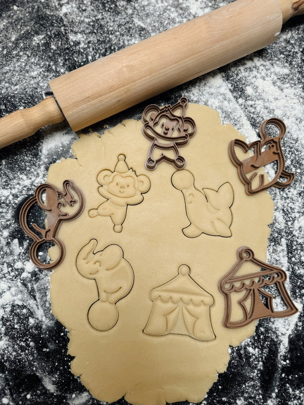 Circus koekjesvormen - Samenmetdekindjes - Samenmetdekindjes