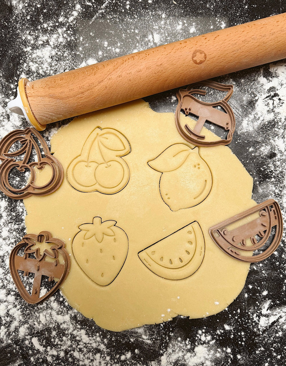 Fruit koekjesvormen - Samenmetdekindjes - Samenmetdekindjes