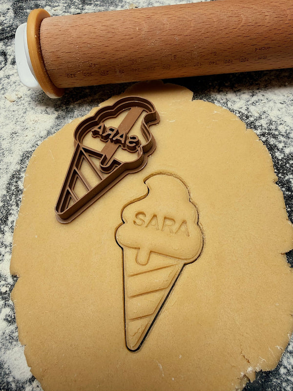 Gepersonaliseerd ijsje koekjesvorm - Samenmetdekindjes - Samenmetdekindjes