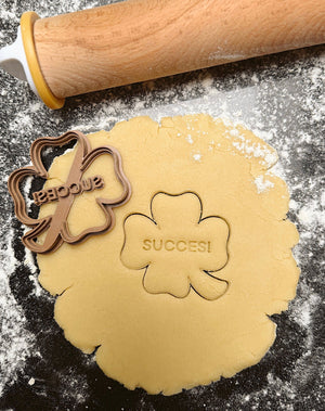 Gepersonaliseerd klavertje koekjesvorm - Samenmetdekindjes - Samenmetdekindjes