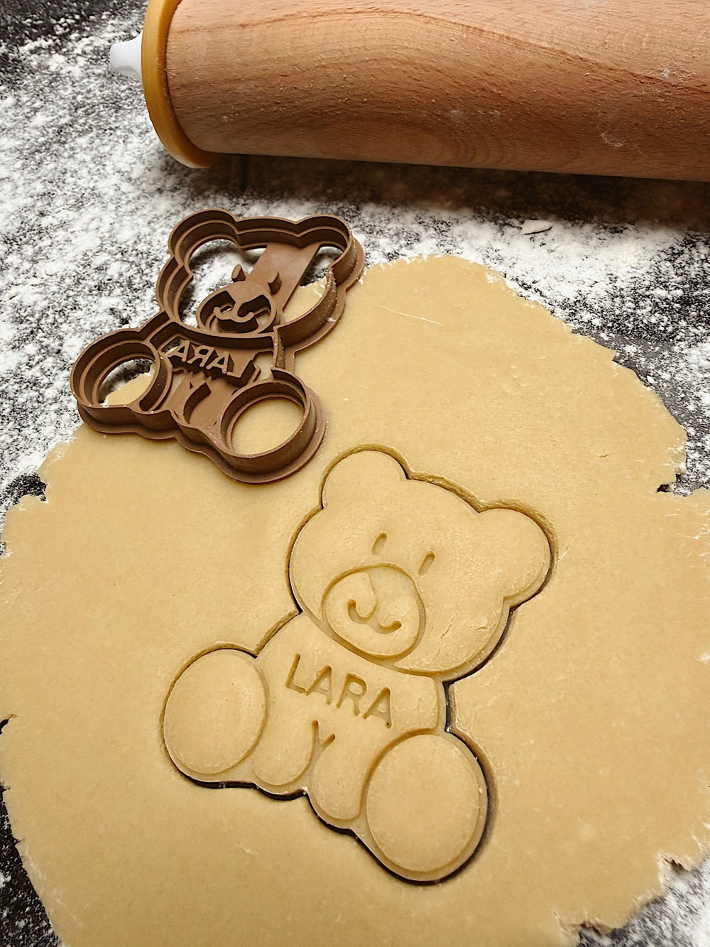 Gepersonaliseerde beer koekjesvorm - Samenmetdekindjes - Samenmetdekindjes