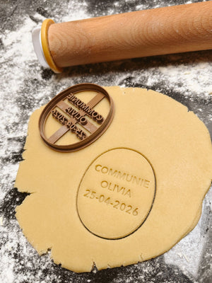 Gepersonaliseerde communie koekjesvorm - Samenmetdekindjes - Samenmetdekindjes
