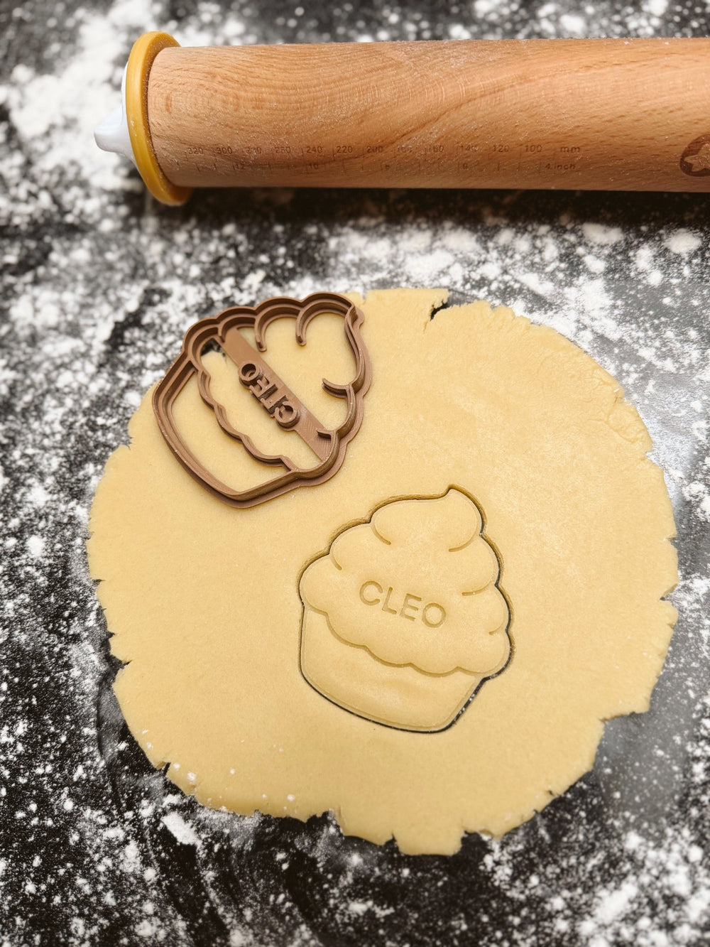 Gepersonaliseerde cupcake koekjesvorm - Samenmetdekindjes - Samenmetdekindjes