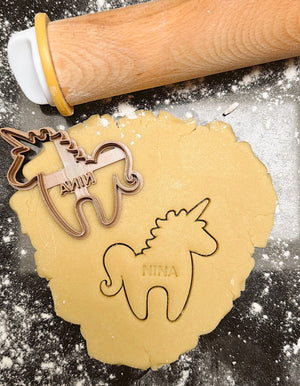 Gepersonaliseerde eenhoorn koekjesvorm - Samenmetdekindjes - Samenmetdekindjes