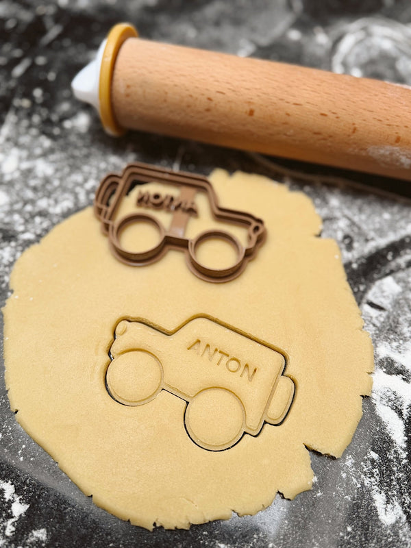 Gepersonaliseerde jeep koekjesvorm - Samenmetdekindjes - Samenmetdekindjes
