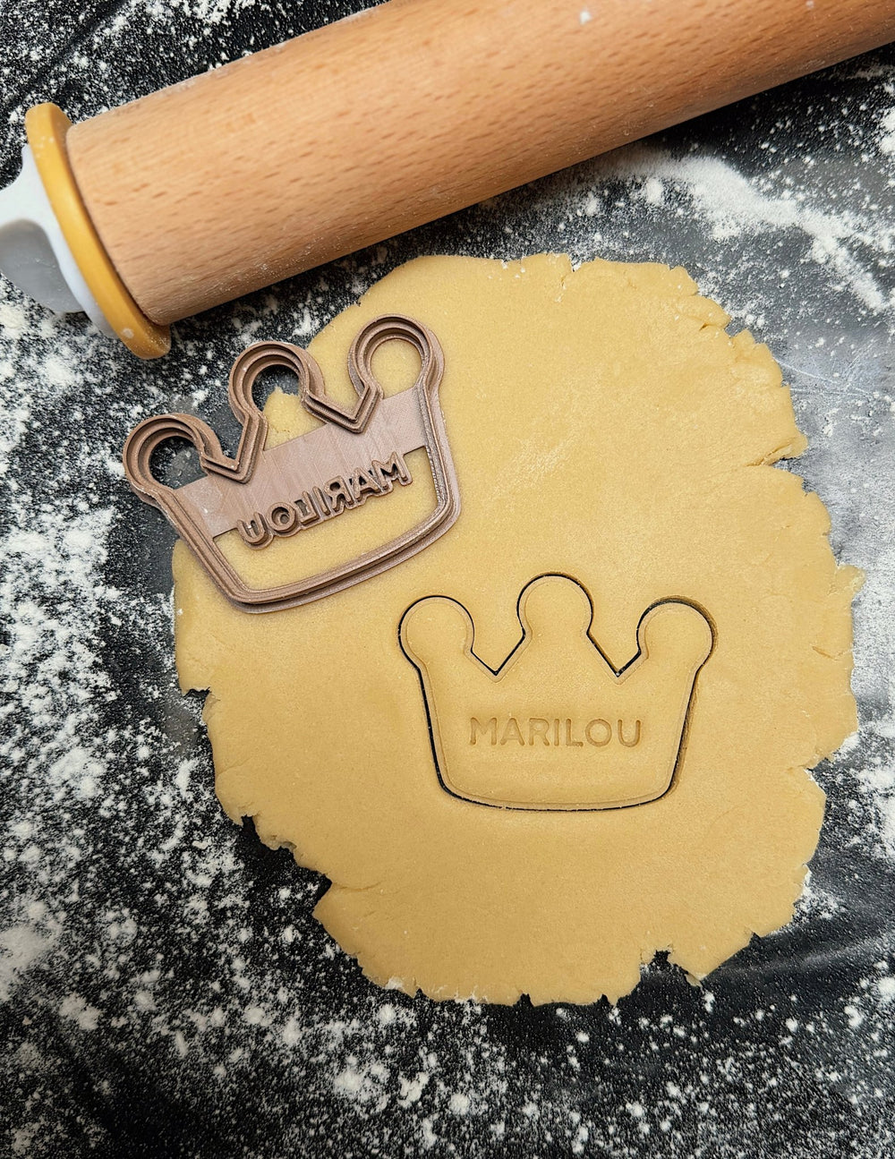 Gepersonaliseerde kroon koekjesvorm - Samenmetdekindjes - Samenmetdekindjes