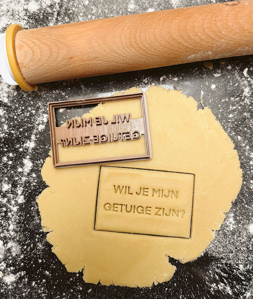 Gepersonaliseerde rechthoek koekjesvorm - Samenmetdekindjes - Samenmetdekindjes