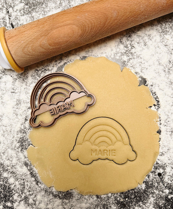 Gepersonaliseerde regenboog koekjesvorm - Samenmetdekindjes - Samenmetdekindjes
