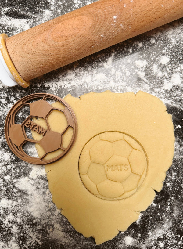Gepersonaliseerde voetbal koekjesvorm - Samenmetdekindjes - Samenmetdekindjes