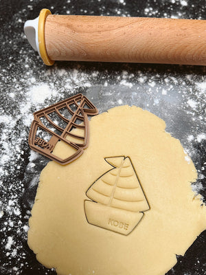 Gepersonaliseerde zeilboot koekjesvorm - Samenmetdekindjes - Samenmetdekindjes