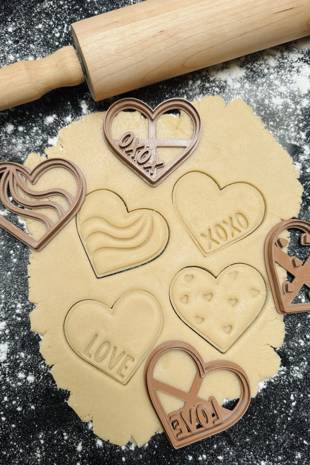 Hartjes koekjesvormen - Samenmetdekindjes - Samenmetdekindjes