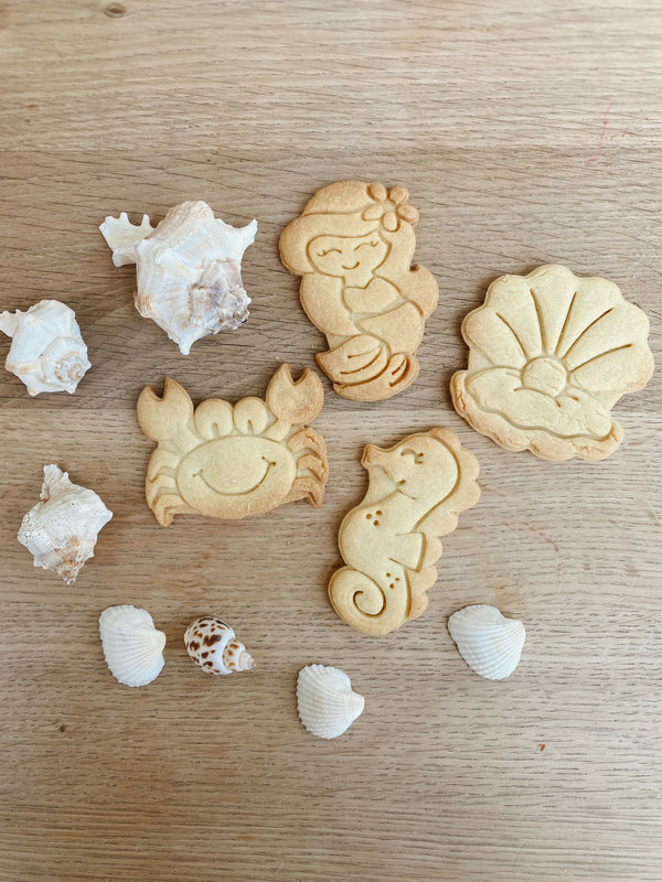 Mermaid koekjesvormen