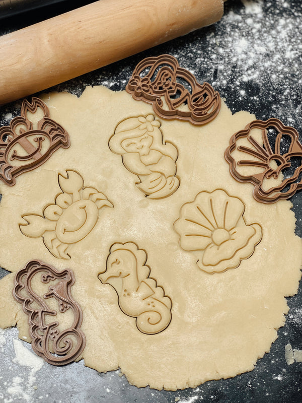 Mermaid koekjesvormen