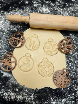 Kerstballen koekjesvormen - Samenmetdekindjes - Samenmetdekindjes