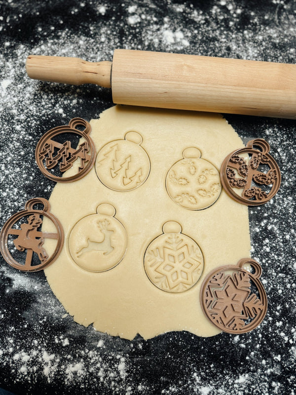 Kerstballen koekjesvormen - Samenmetdekindjes - Samenmetdekindjes