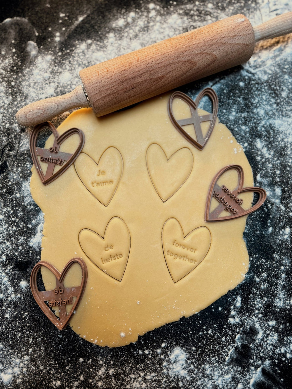 Love notes koekjesvormen - Samenmetdekindjes - Samenmetdekindjes