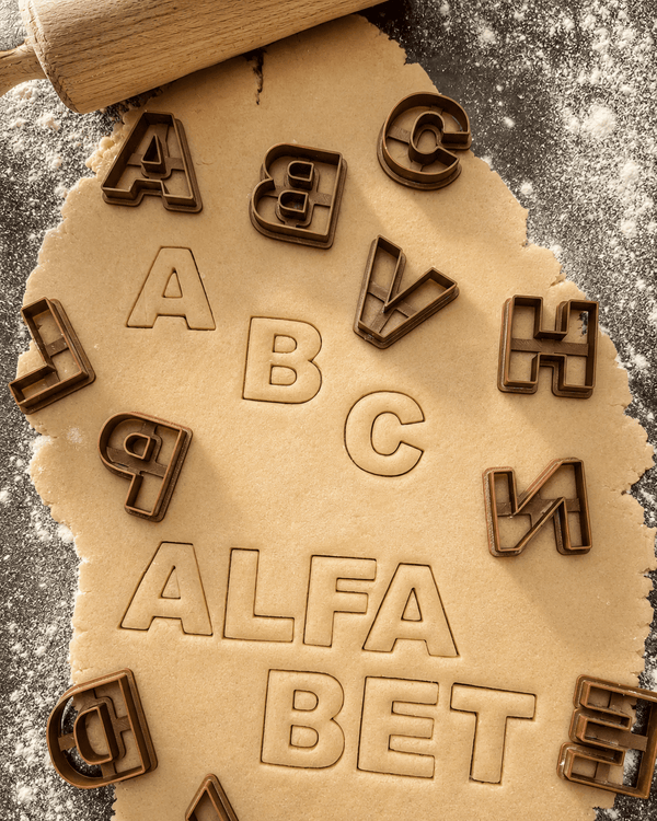 Mini Letters koekjesvormen (26 stuks) - Samenmetdekindjes - Samenmetdekindjes