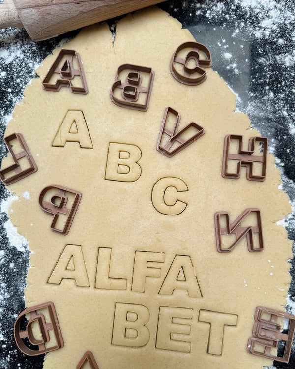 Mini Letters koekjesvormen (26 stuks) - Samenmetdekindjes - Samenmetdekindjes