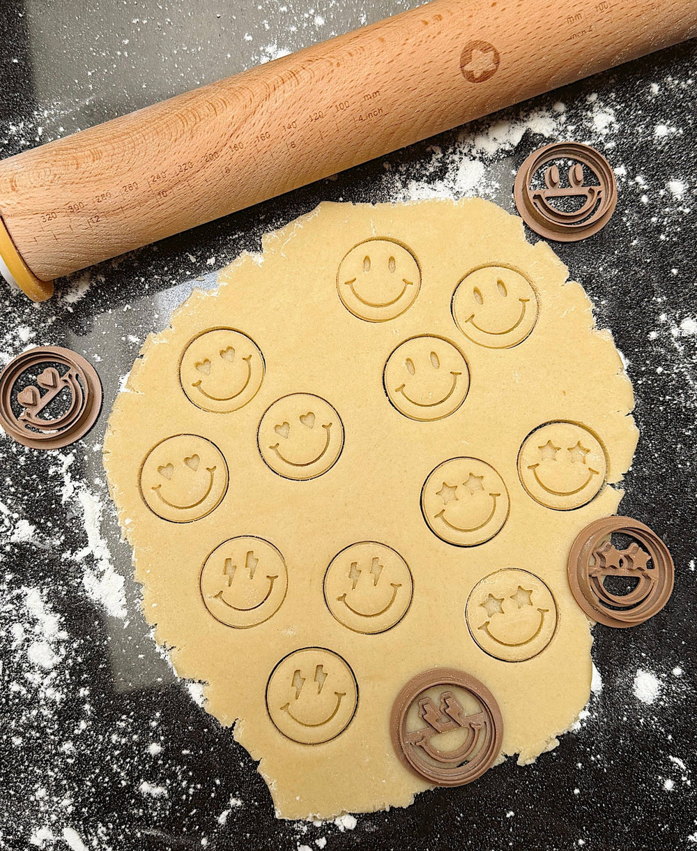 Mini smiley koekjesvormen - Samenmetdekindjes - Samenmetdekindjes