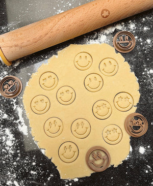 Mini smiley koekjesvormen - Samenmetdekindjes - Samenmetdekindjes