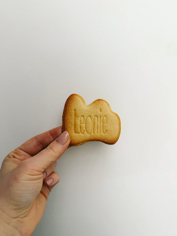 Naambubbel - Lettertype Leonie - Samenmetdekindjes - Samenmetdekindjes