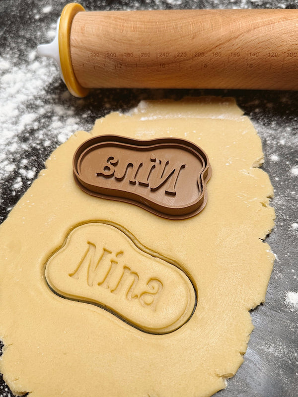 Naambubbel - Lettertype Nina - Samenmetdekindjes - Samenmetdekindjes