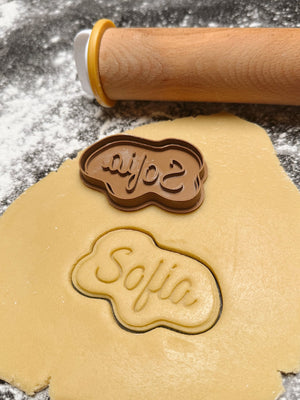 Naambubbel - Lettertype Sofia - Samenmetdekindjes - Samenmetdekindjes