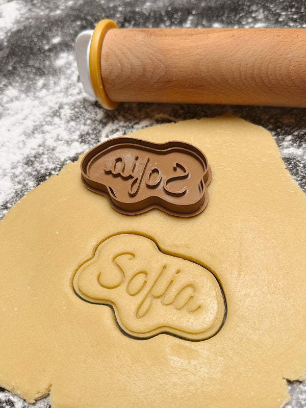 Naambubbel - Lettertype Sofia - Samenmetdekindjes - Samenmetdekindjes